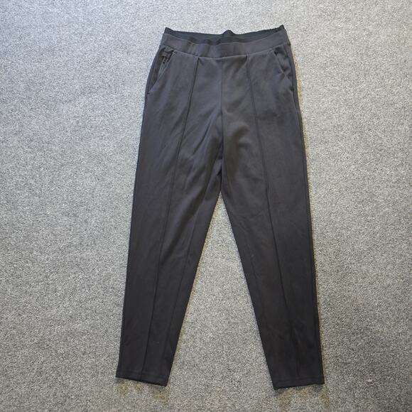 Athleta Pants - Athleta Pants Womens Size Small Tall Black Venice Pintuck Tapered Pull On Casual